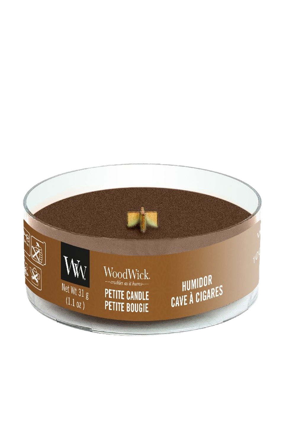 Не имеет пола Woodwick Свеча "Кожаный портсигар" (цвет ), артикул 66032E | Фото 1