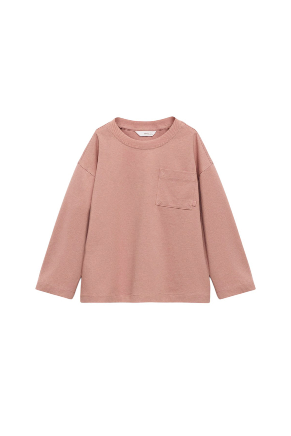 Мальчикам Mango Kids Лонгслив BASICAB1 с накладным карманом (цвет ), артикул 17042909 | Фото 1