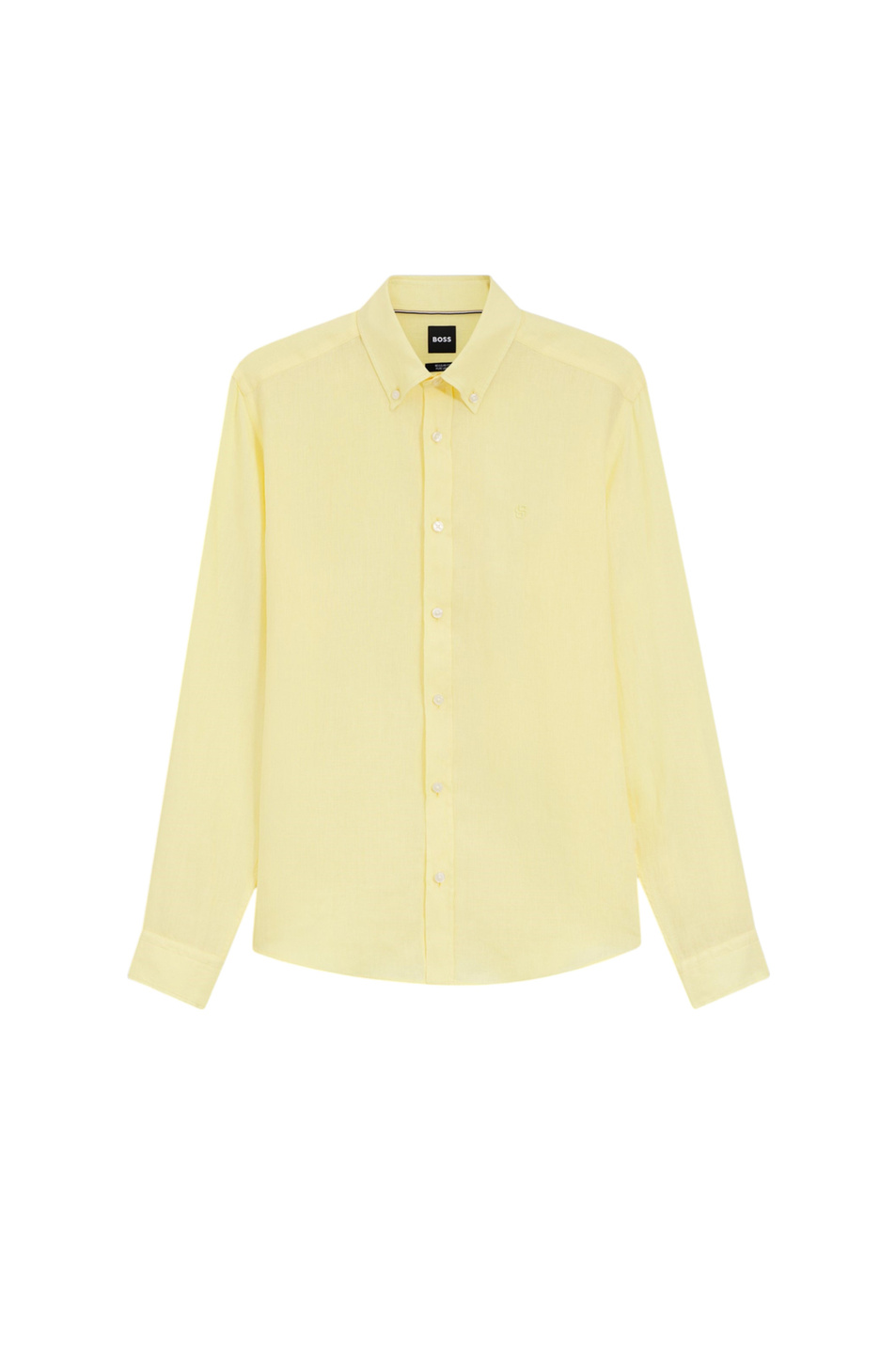 Мужской BOSS Рубашка прямого кроя из льна (цвет ), артикул 50556077 | Фото 1