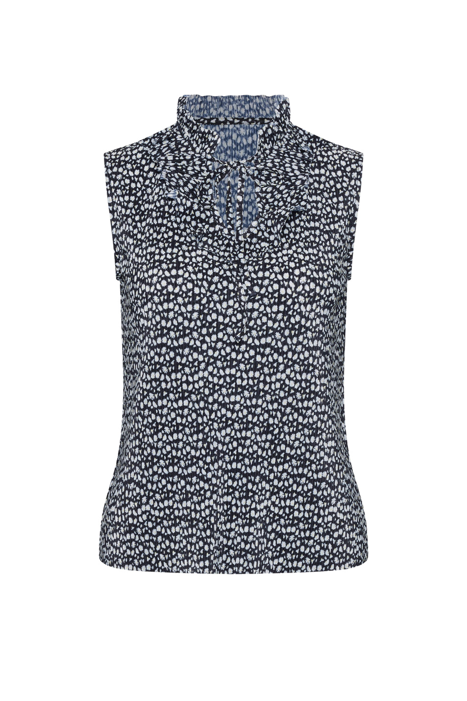 Orsay Плиссированная блузка с цветочным узором и оборками (цвет ), артикул 111006 | Фото 1
