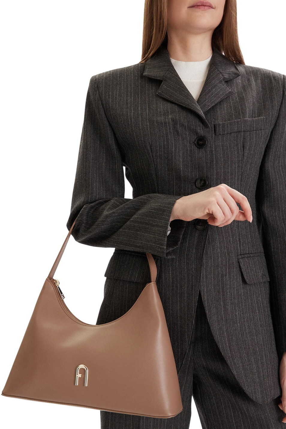 Женский Furla Сумка DIAMANTE S из натуральной кожи (цвет ), артикул WB00782-AX0733 | Фото 6