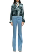 Женский Dorothee Schumacher Блузка LUXURIOUS STRIPES из натурального шелка (цвет ), артикул 349606 | Фото 3