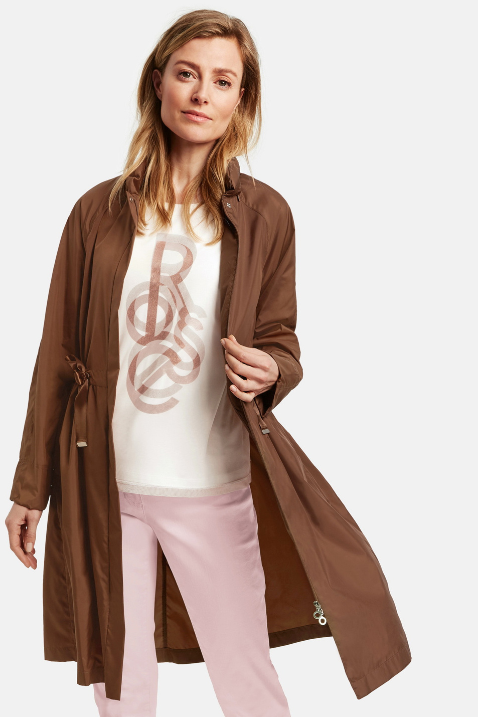 Женский Gerry Weber Плащ со скрытым капюшоном (цвет ), артикул 350007-31131 | Фото 1
