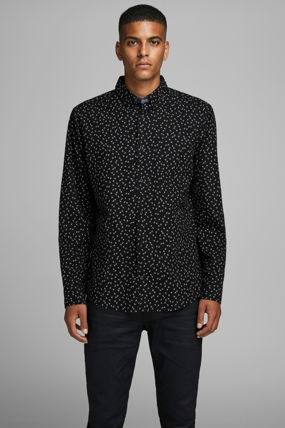 Мужской Jack & Jones Рубашка на пуговицах (цвет ), артикул 12161555 | Фото 1