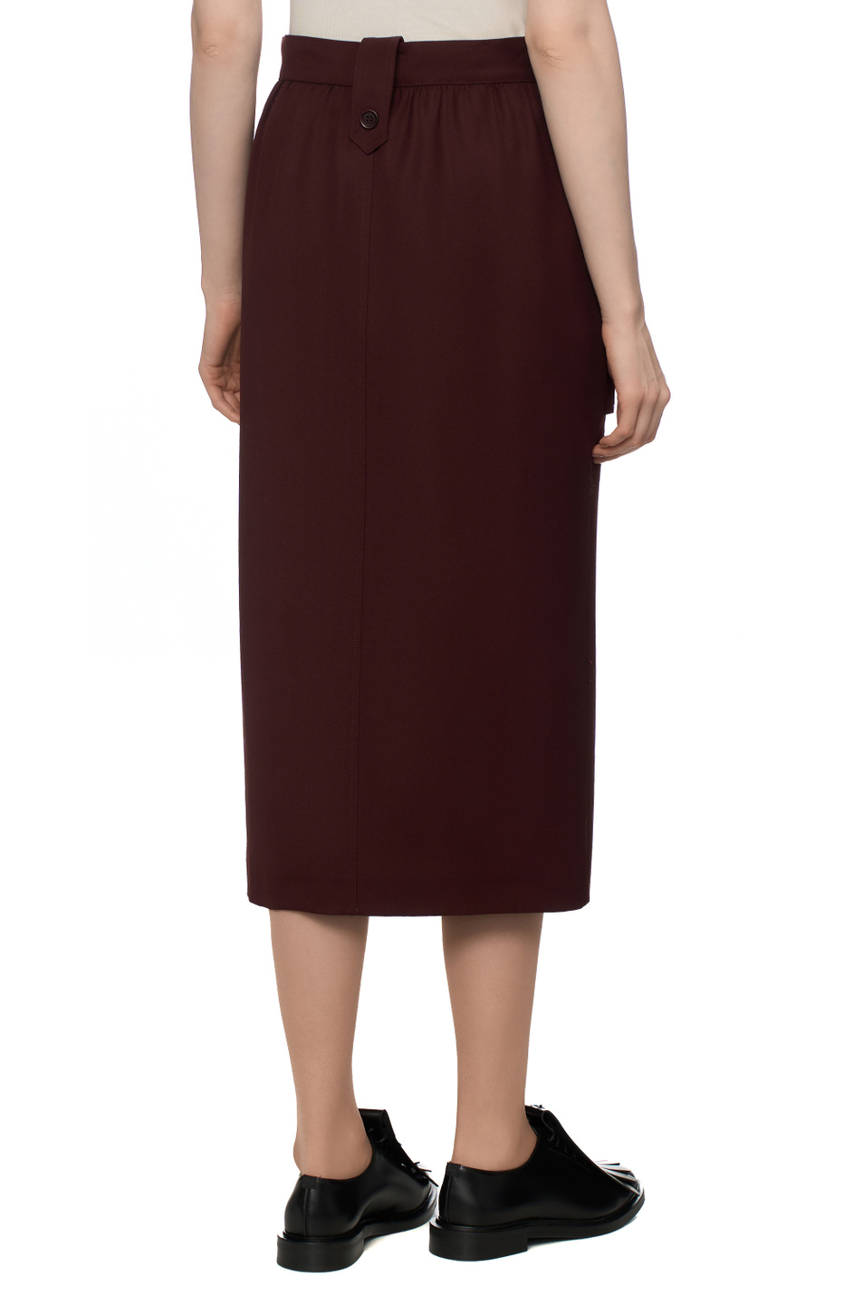 Женский Max Mara Юбка BADESS из шерсти (цвет ), артикул 2521106032 | Фото 5