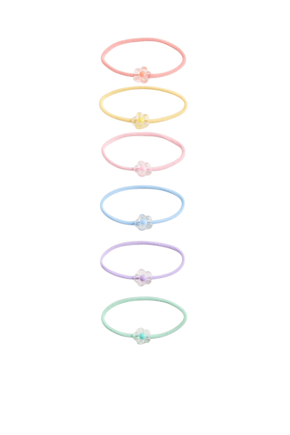 Девочкам Mango Kids Резинка для волос COLORIN в комплекте из 6 шт (цвет ), артикул 87015145 | Фото 1