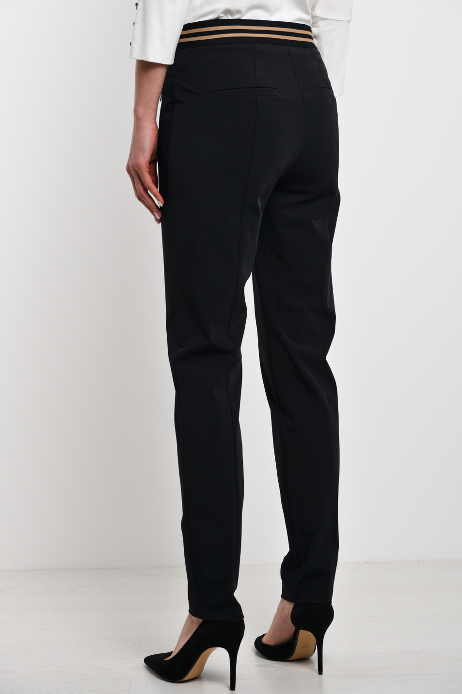 Женский Gerry Weber Брюки из смесового хлопка с эластичным поясом (цвет ), артикул 220035-38172 | Фото 3