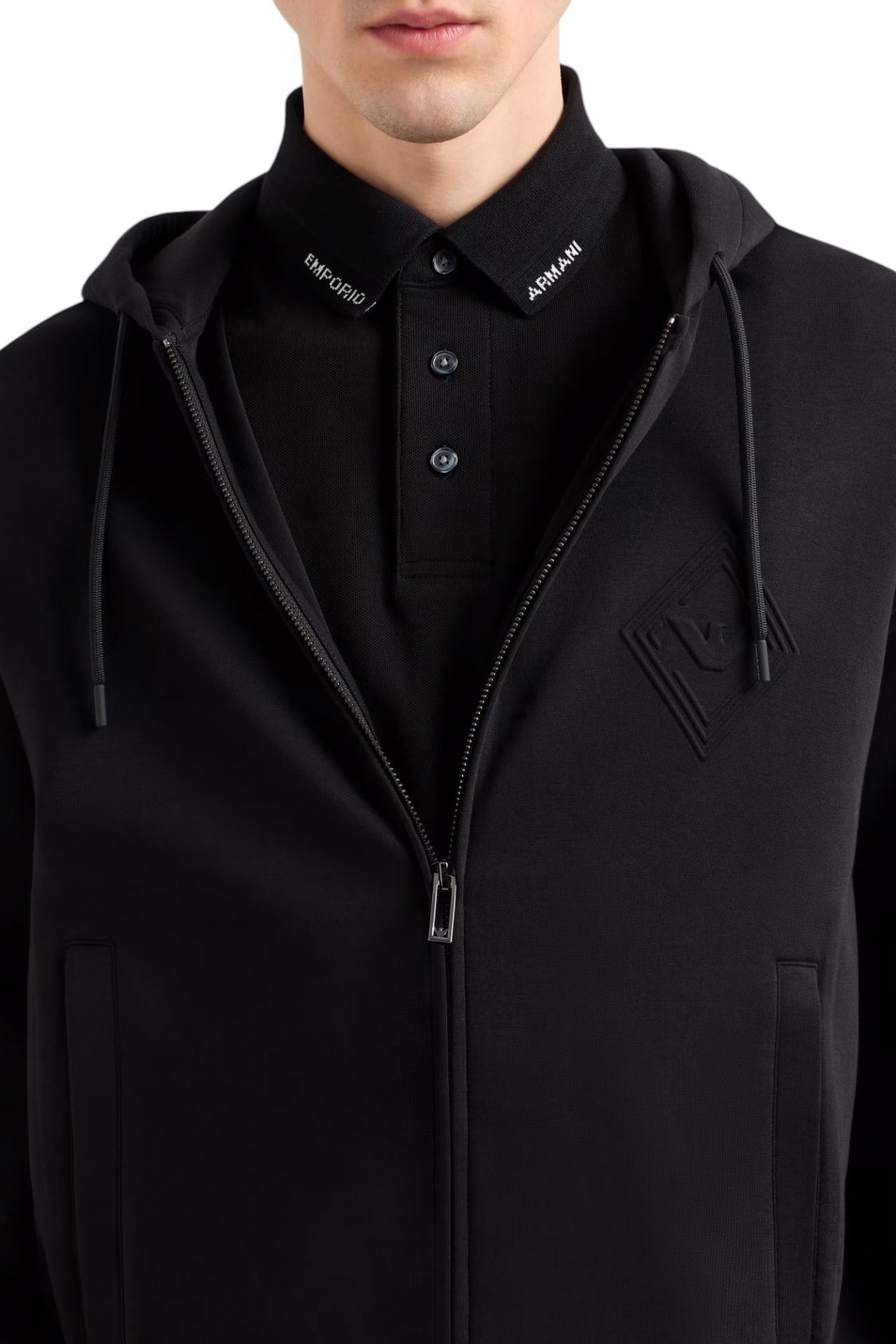 Мужской Emporio Armani Толстовка из смесового хлопка (цвет ), артикул EM001122-AF10013 | Фото 5