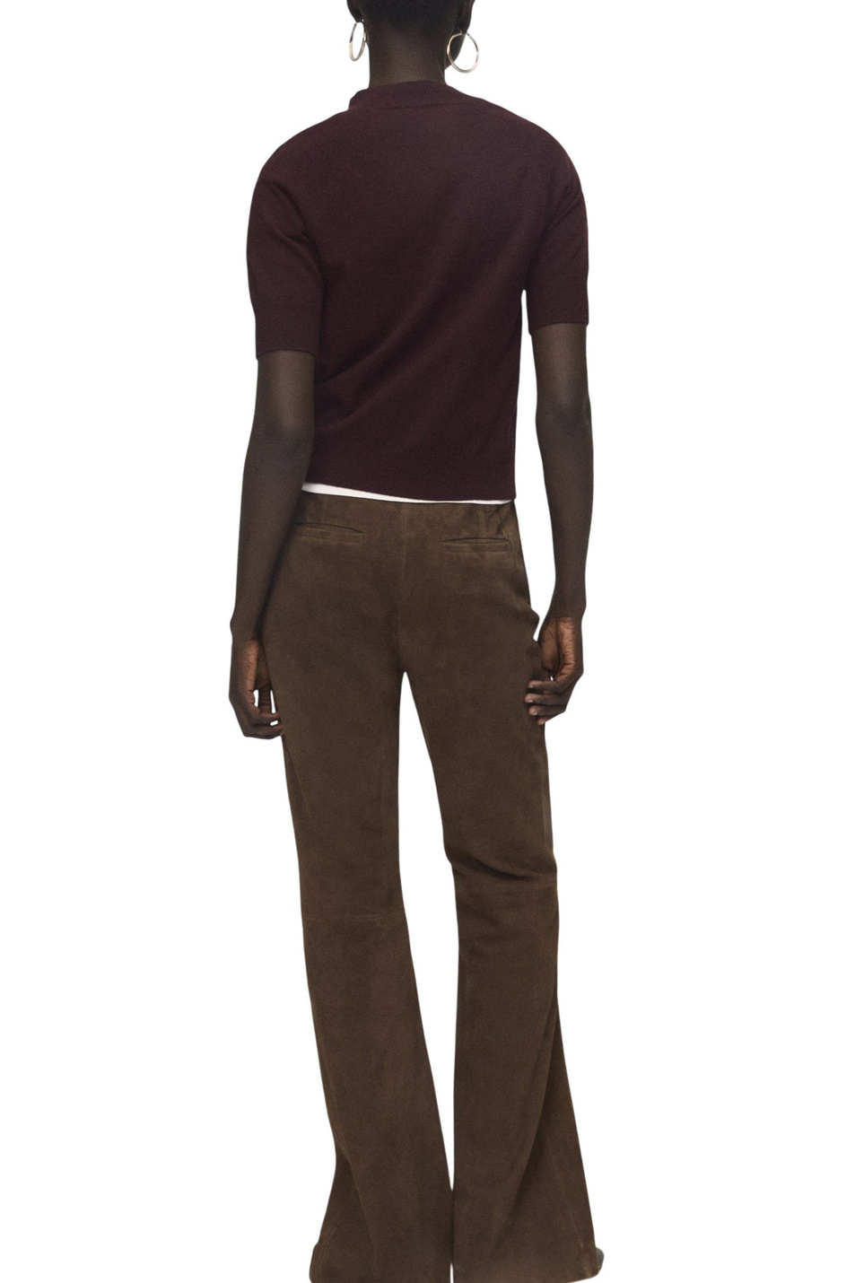 Женский Mango Джемпер NURIA с короткими рукавами (цвет ), артикул 17007784 | Фото 4