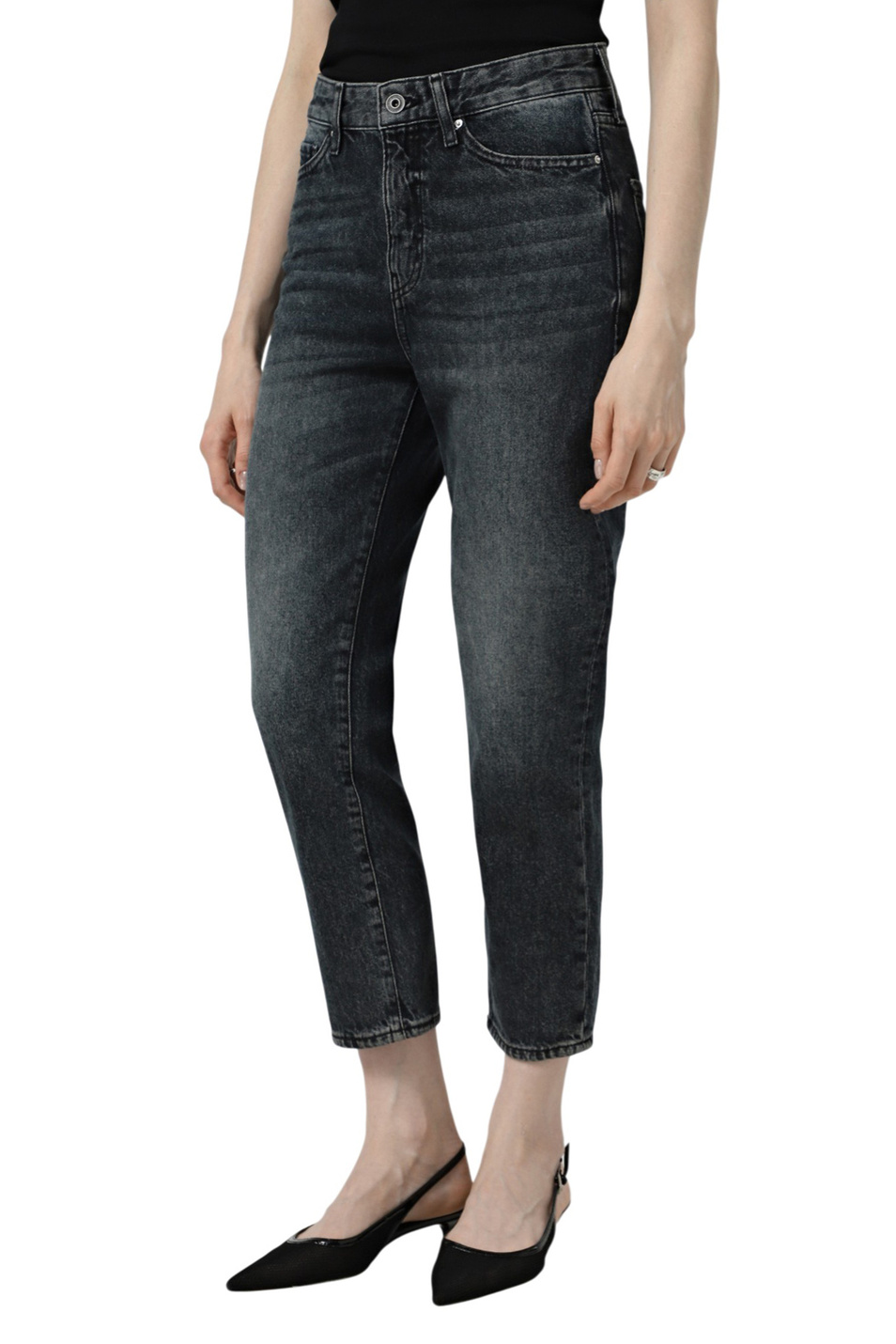 Женский Armani Exchange Джинсы из хлопка (цвет ), артикул XW000073-AF16194 | Фото 4