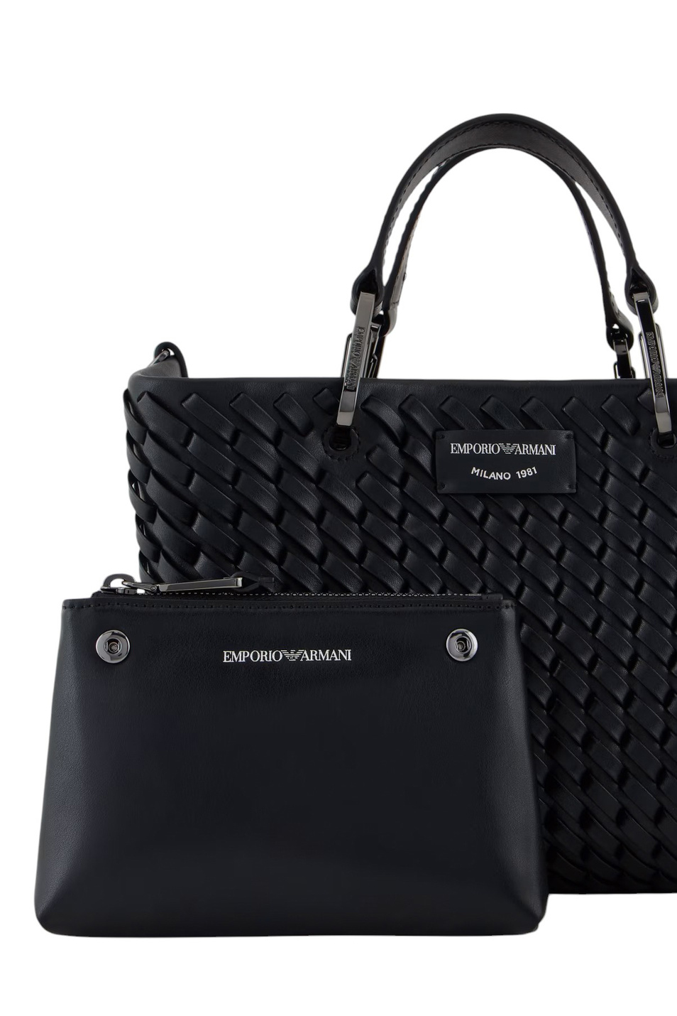 Женский Emporio Armani Сумка-шопер MyEA из натуральной кожи (цвет ), артикул EW000361-AF12762 | Фото 5