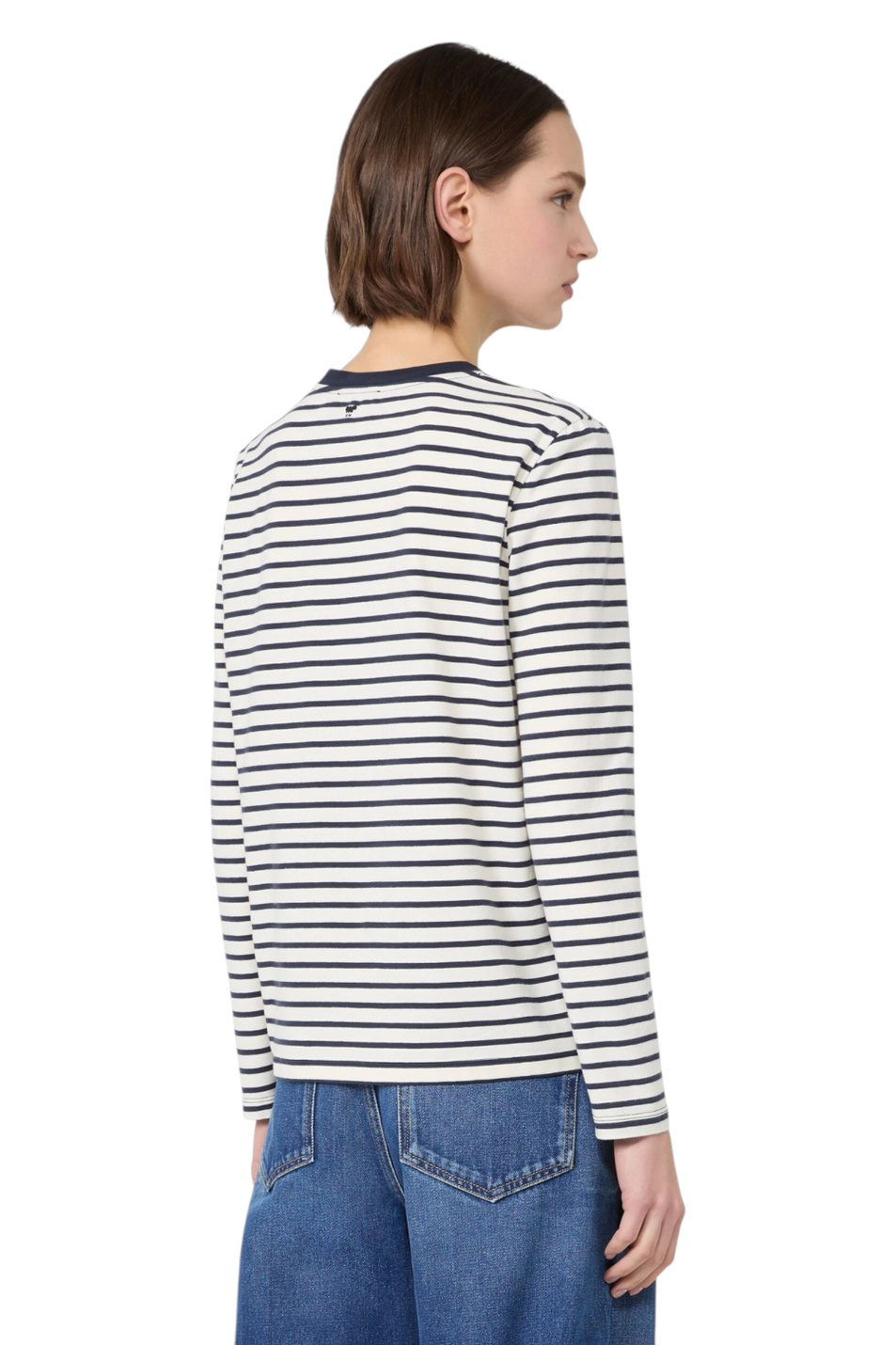 Женский Weekend Max Mara Джемпер VICINO из эластичного хлопка (цвет ), артикул 2625946052 | Фото 4