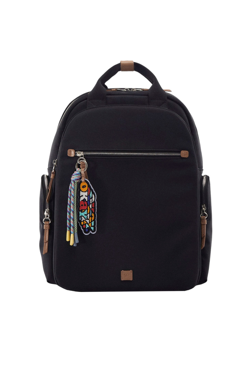 Рюкзак для ноутбука нейлоновый|Основной цвет:Черный|Артикул:217880 | Фото 1