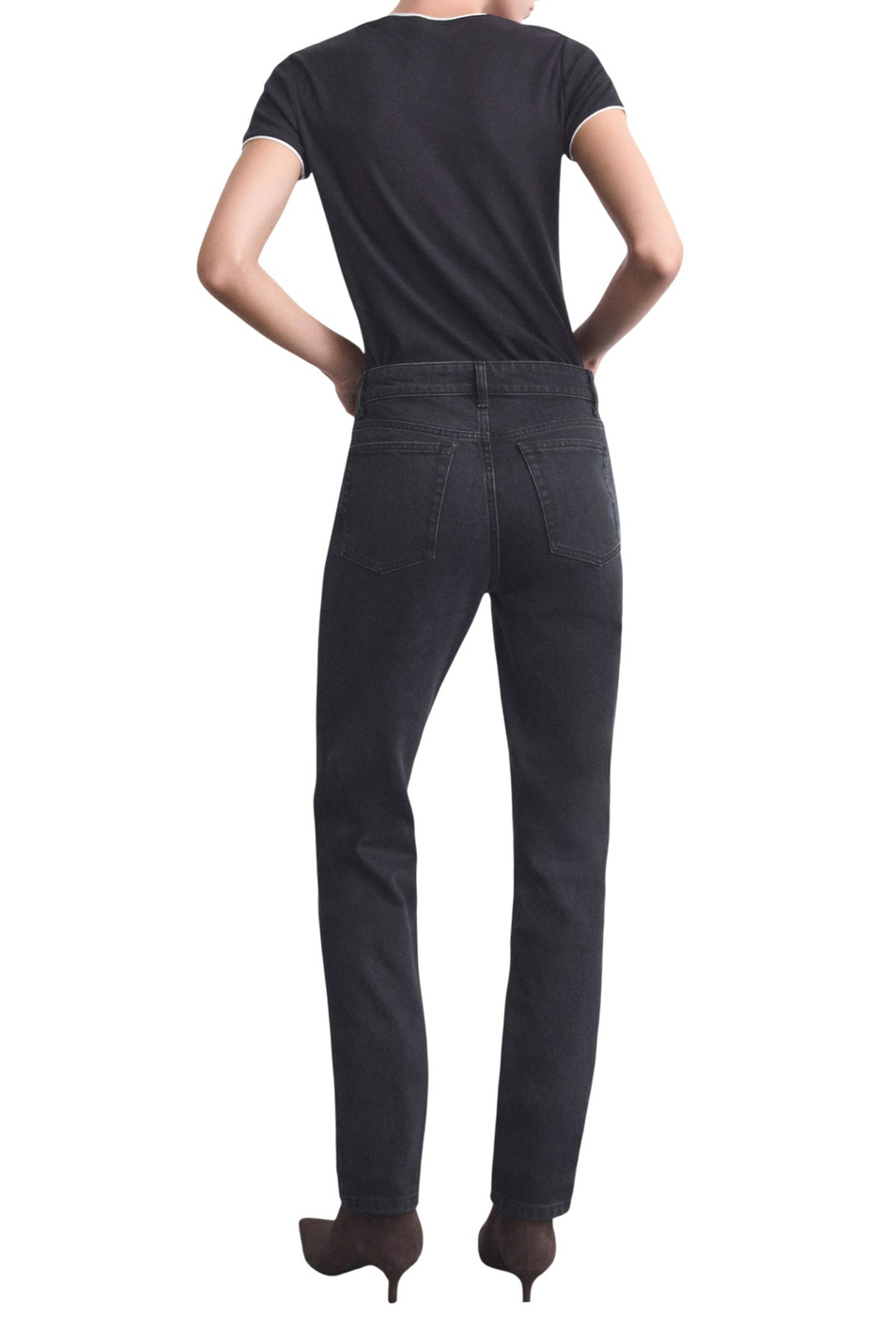 Женский Mango Джинсы BLANCA прямого кроя (цвет ), артикул 17026746 | Фото 4