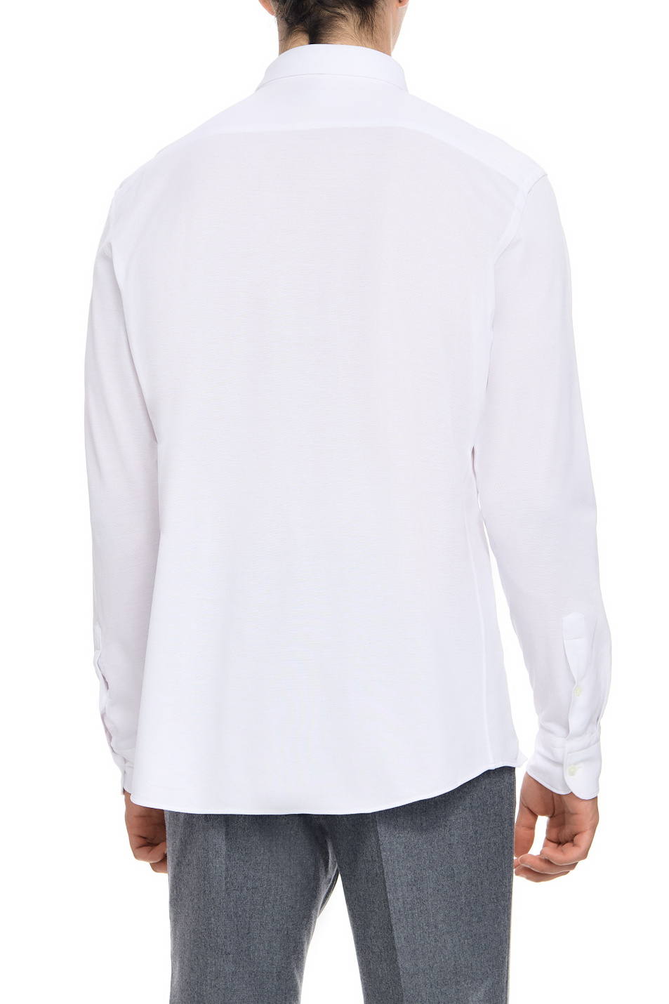 Мужской Zegna Рубашка из натурального хлопка (цвет ), артикул UCX18A6-SRF5-101G | Фото 4