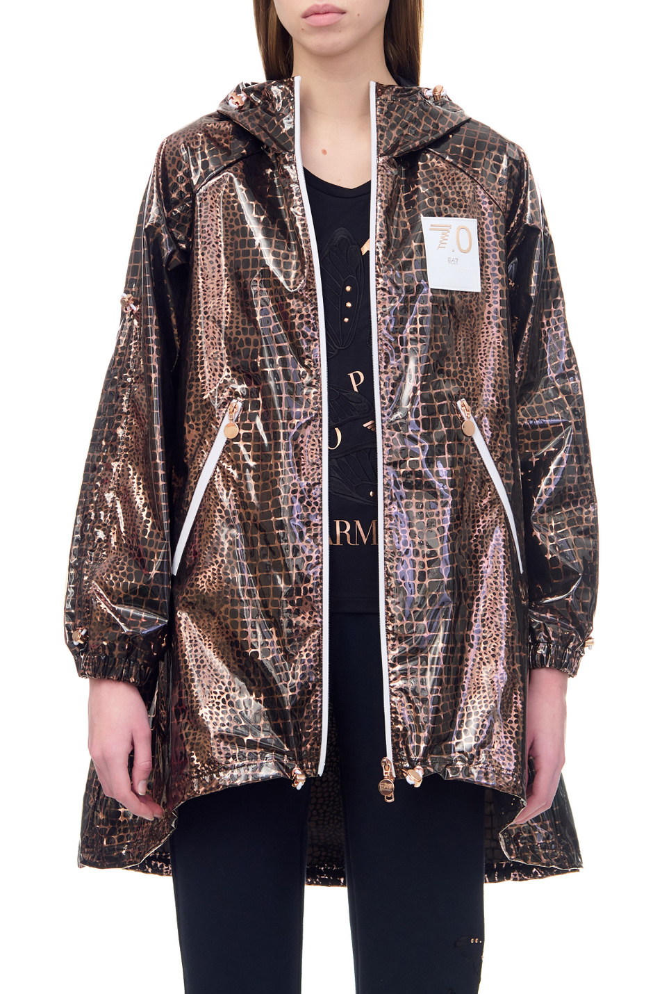 Женский EA7 Куртка асимметричного кроя (цвет ), артикул 3RTL01-TNBMZ | Фото 4