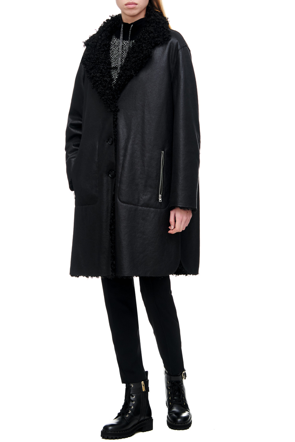 Женский Gerry Weber Пальто с карманами на молнии (цвет ), артикул 850203-31141 | Фото 3