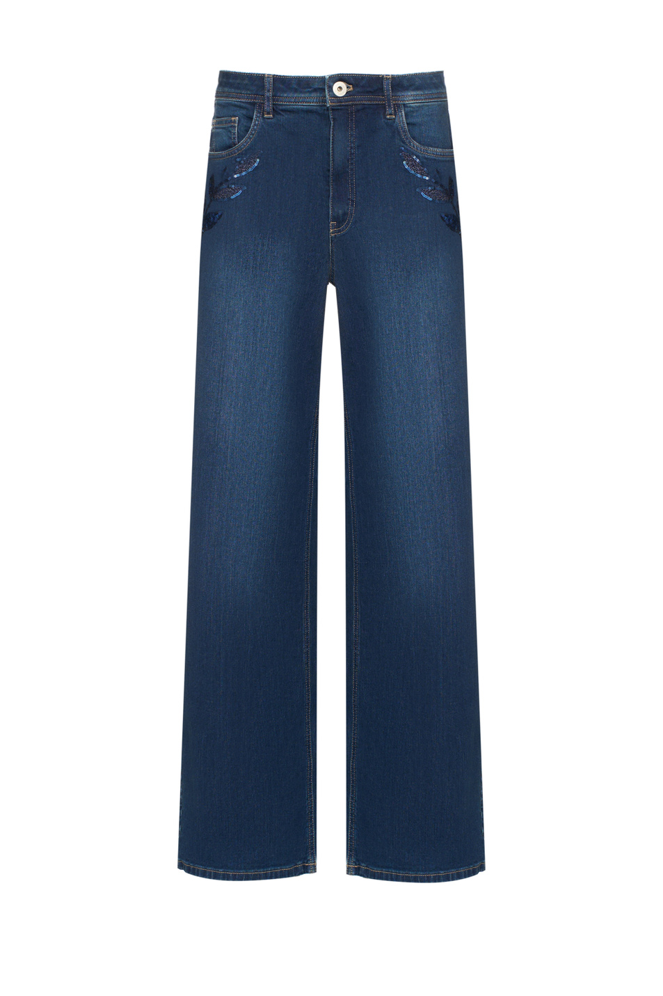 Женский Taifun Джинсы со стразами (цвет ), артикул 320046-72036 | Фото 1