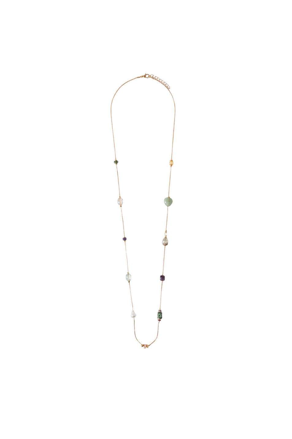 Женский Parfois Ожерелье с камнем и искусственным жемчугом (цвет ), артикул 212993 | Фото 1