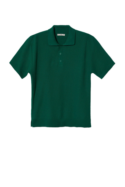 Трикотажная рубашка поло HIERRO|Основной цвет:Зеленый|Артикул:27085924 | Фото 1