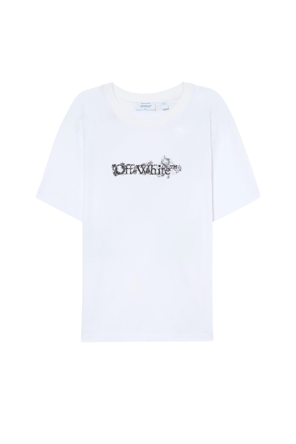 Футболка HERALDIC ARROW с принтом|Основной цвет:Белый Мужской Off-White Футболка HERALDIC ARROW с принтом (цвет ), артикул OMAA027S26JER0071000 | Фото 1