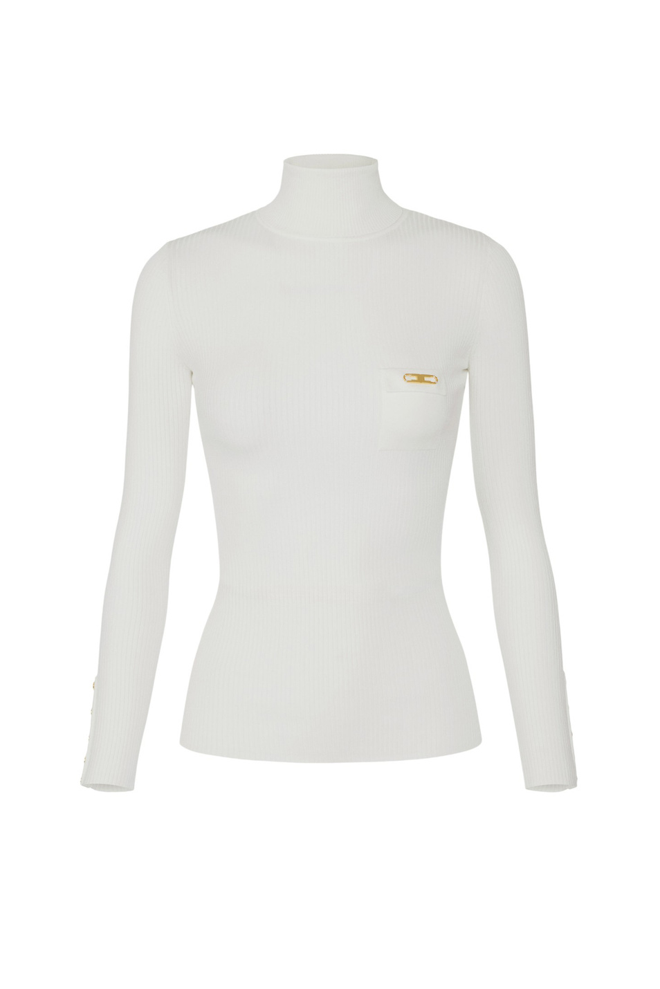 Женский Elisabetta Franchi Водолазка с акцентными пуговицами (цвет ), артикул MK11B56E2 | Фото 1