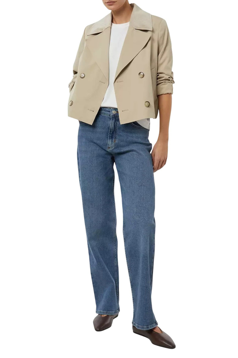 Женский Comma Футболка из хлопка (цвет ), артикул 2179422 | Фото 2