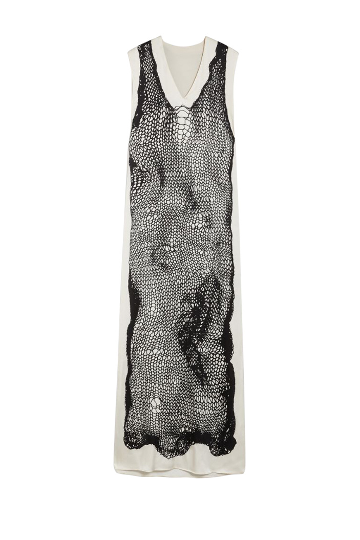 Платье EGERIA с принтом|Основной цвет:Кремовый|Артикул:2412221082 | Фото 1