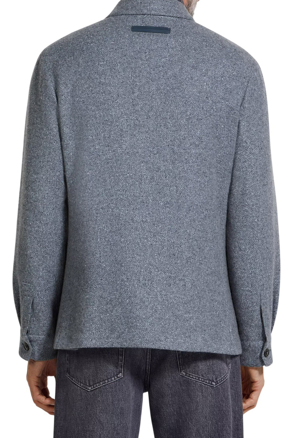 Мужской Zegna Пиджак из шелка и кашемира (цвет ), артикул 259C52A2-1DHAQ0-7R | Фото 4