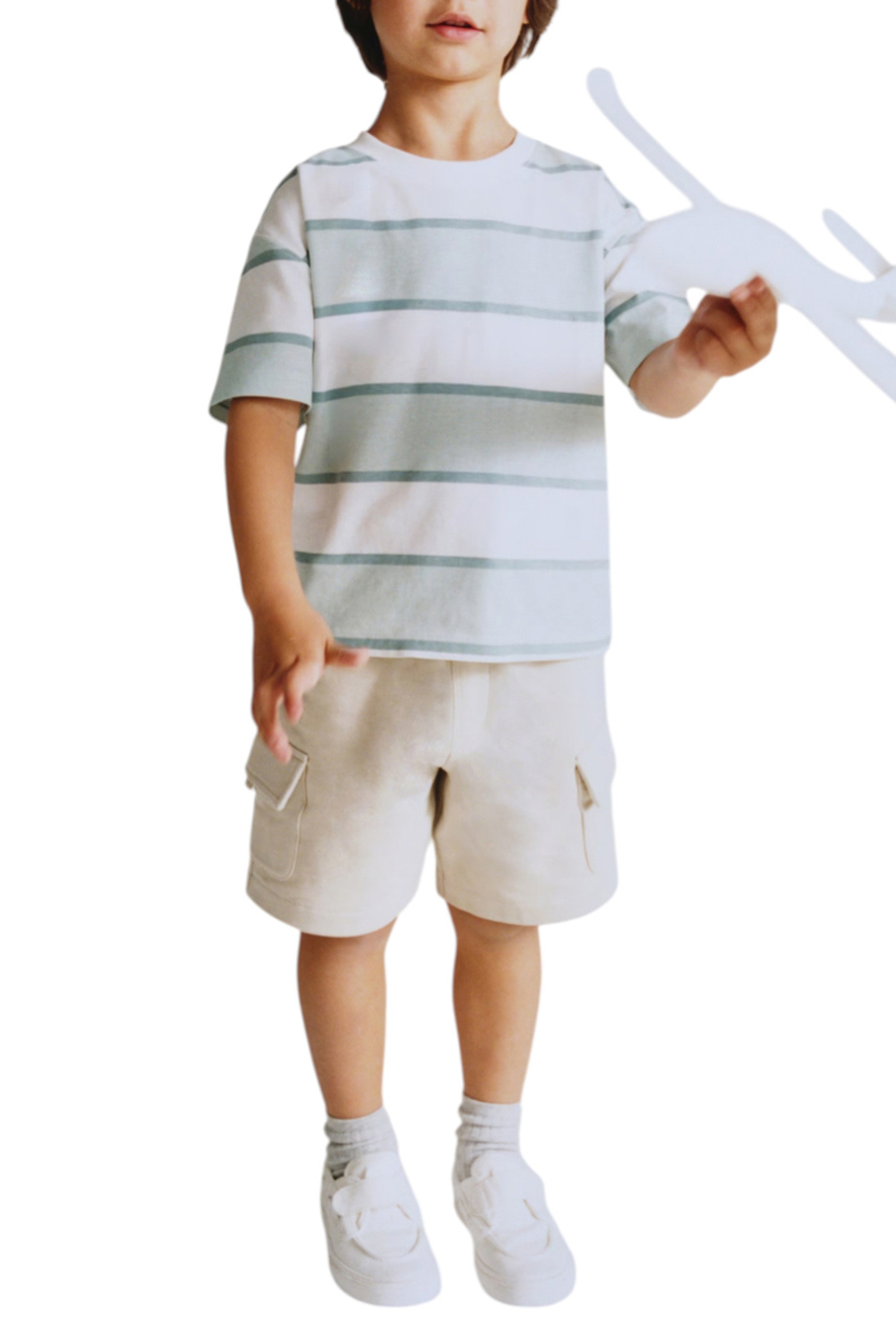 Мальчикам Mango Kids Шорты CARGOB из хлопка (цвет ), артикул 27026733 | Фото 3