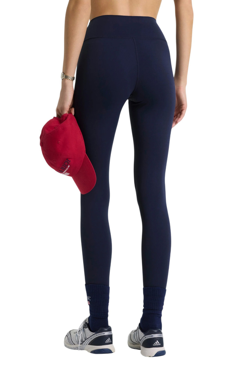 Женский Sporty & Rich Легинсы Nautical с логотипом (цвет ), артикул PA00263177BL106 | Фото 4