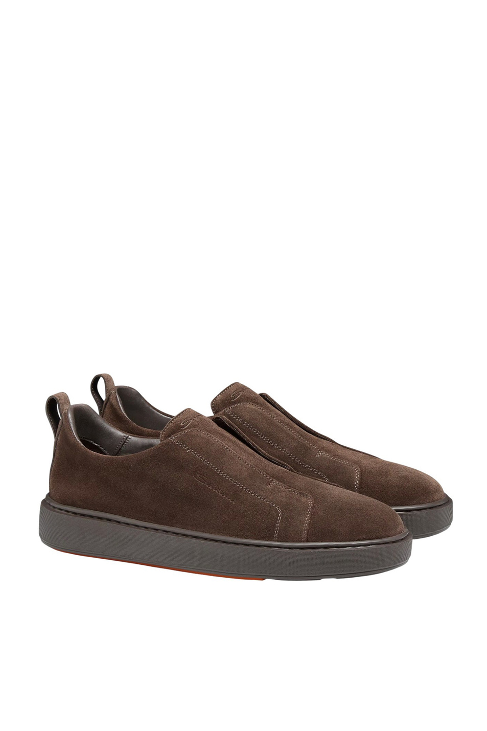 Мужской Santoni Кеды VICTORY из натуральной замши (цвет ), артикул MBCD21995SMOTSEYT50 | Фото 2