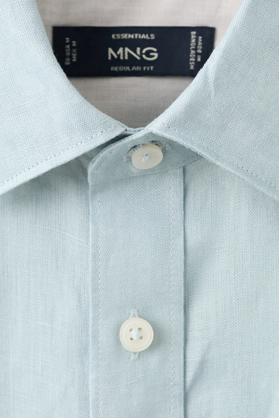 Мужской Mango Man Рубашка PARROT из льна (цвет ), артикул 27085939 | Фото 2