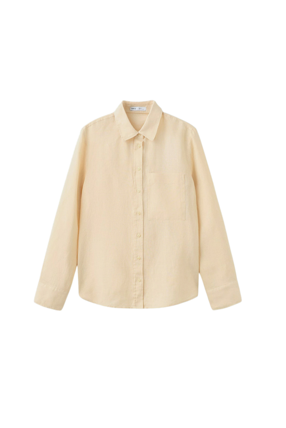 Женский Mango Рубашка LINO из льна (цвет ), артикул 27096345 | Фото 1