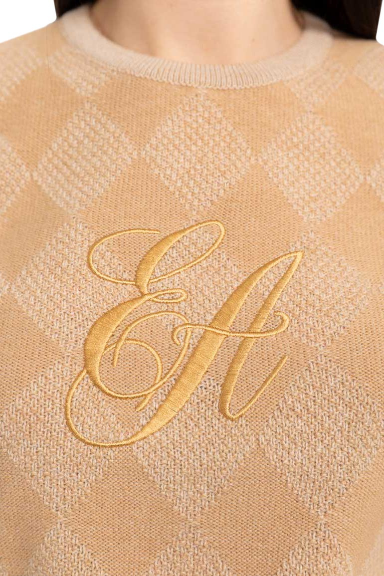 Женский Emporio Armani Джемпер с вышивкой (цвет ), артикул EW002177-AF18280 | Фото 4