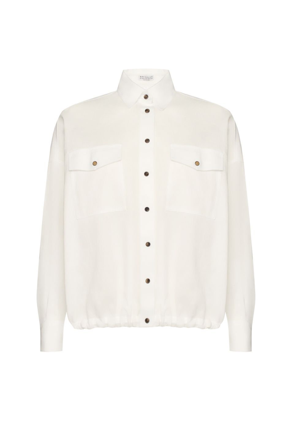Женский Brunello Cucinelli Рубашка из чистого хлопка (цвет ), артикул MQ986NE416 | Фото 1