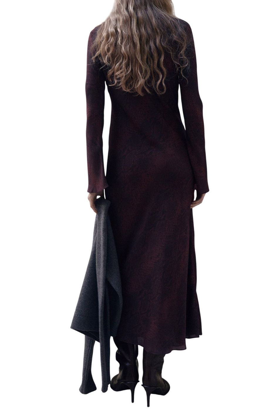 Женский Mango Платье ALEGRA с анималистическим принтом (цвет ), артикул 27071343 | Фото 3