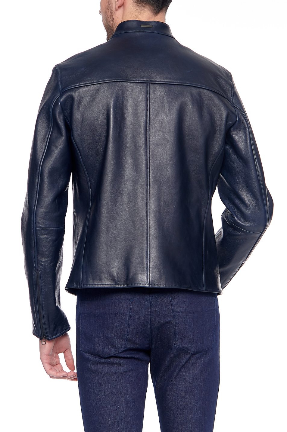 BOSS Кожаная куртка Nadilo с нагрудными карманами на молнии (цвет ), артикул 50448928 | Фото 5