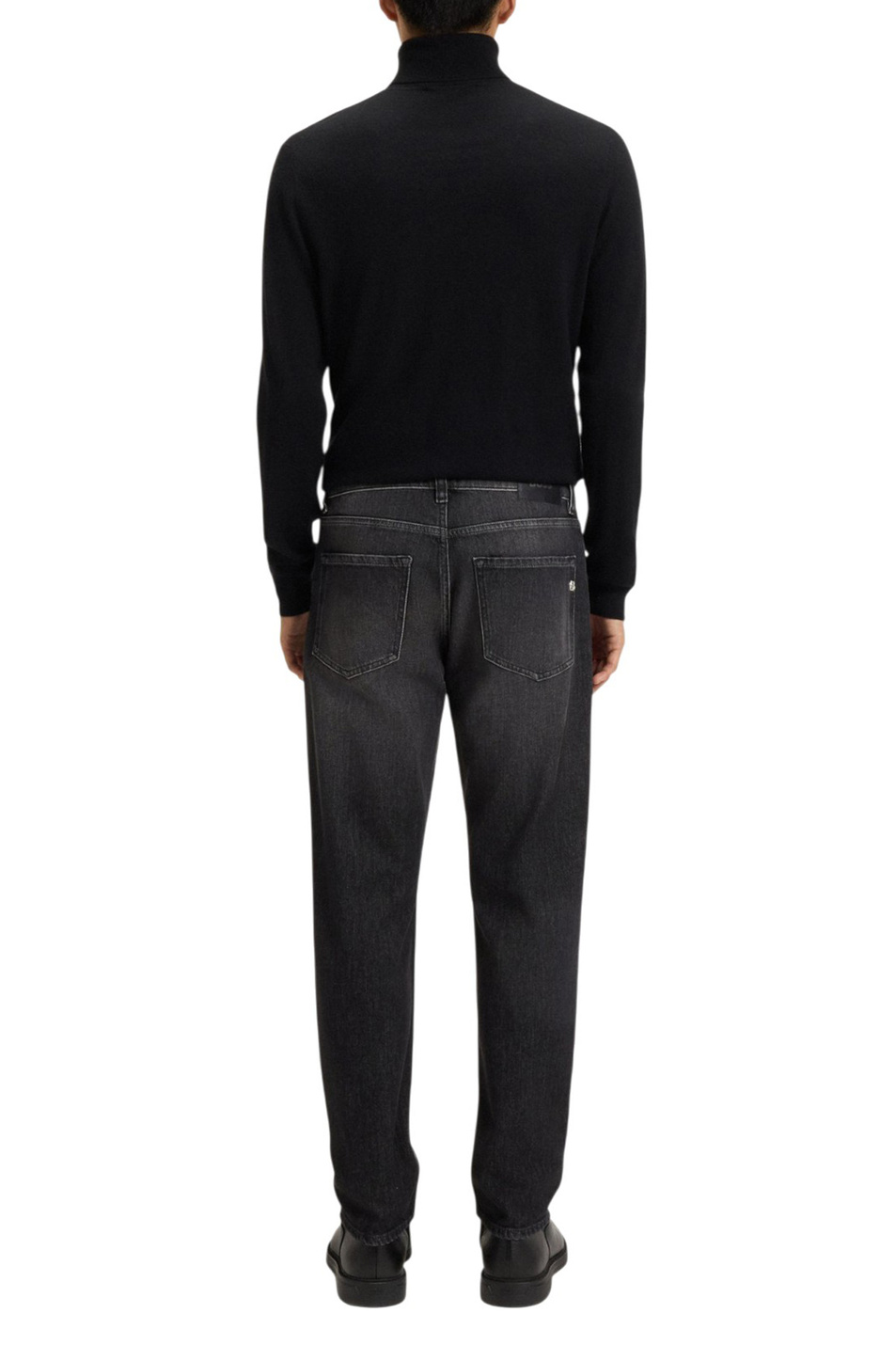 Джинсы Re.Maine из хлопка|Основной цвет:Черный Мужской BOSS Джинсы Re.Maine из хлопка (цвет ), артикул 50550527 | Фото 4