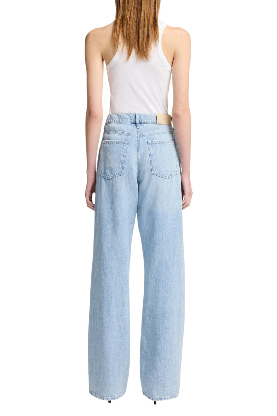 Женский 7 for all Mankind Джинсы из хлопка и льна (цвет ), артикул 7U660U03 | Фото 4