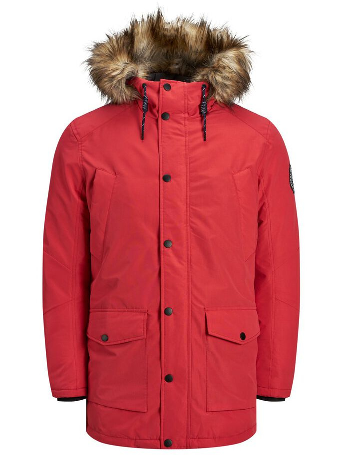 Мужской Jack & Jones Куртка с капюшоном с искусственным мехом (цвет ), артикул 12174383 | Фото 1