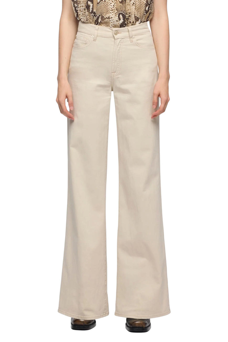 Женский 7 for all Mankind Джинсы из эластичного хлопка (цвет ), артикул 7UG20E39 | Фото 3