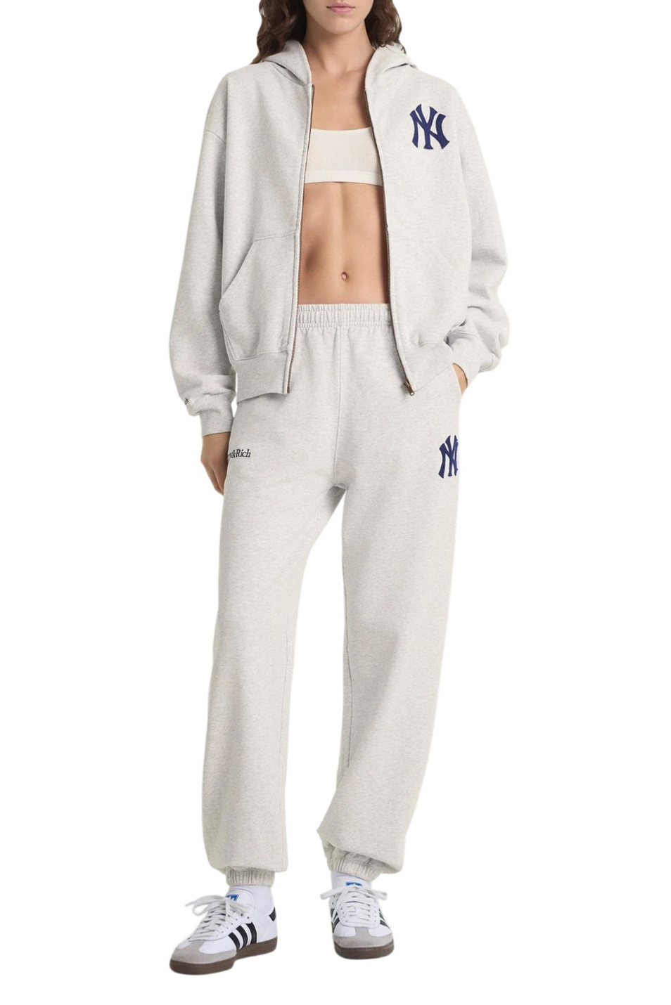 Женский Sporty & Rich Толстовка Heritage Yankees Serif (цвет ), артикул ST088610300GY03 | Фото 2