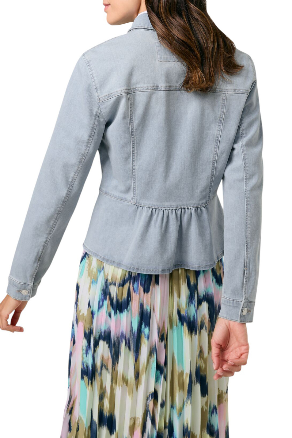 Женский Gerry Weber Куртка джинсовая из эластичного хлопка (цвет ), артикул 530031-31636 | Фото 4
