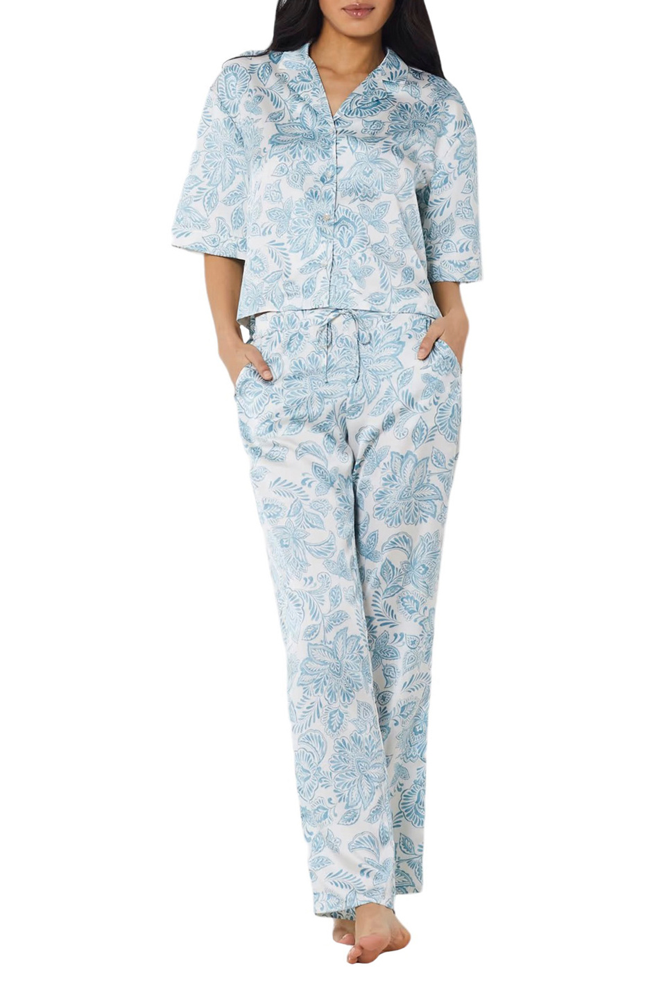 Женский Etam Пижамная рубашка LISA с принтом (цвет ), артикул 6544020 | Фото 2