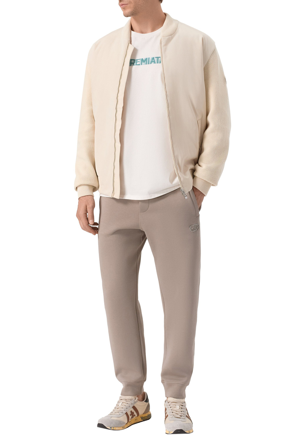 Мужской Emporio Armani Брюки с логотипом (цвет ), артикул EM004539-AF10013 | Фото 3