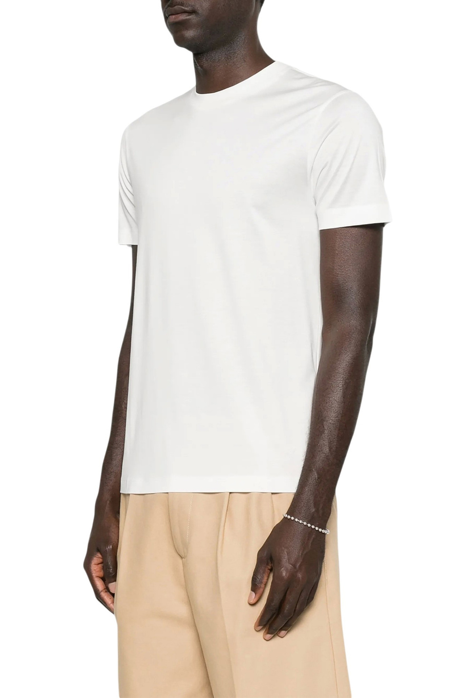 Мужской Emporio Armani Футболка однотонная (цвет ), артикул EM006691-AF10017 | Фото 4