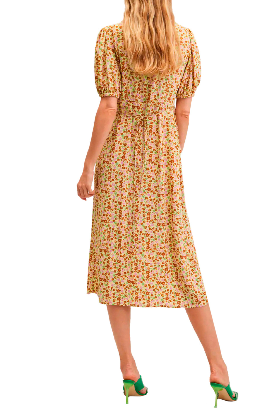 Женский Mango Платье LUCY с принтом и объемными рукавами (цвет ), артикул 27027118 | Фото 3