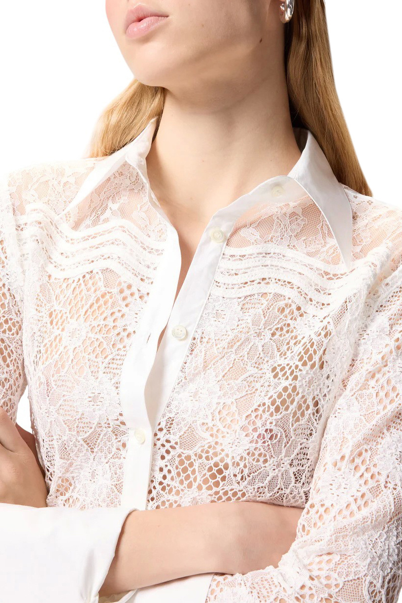 Женский Pinko Блузка из кружева (цвет ), артикул 106600A381 | Фото 6