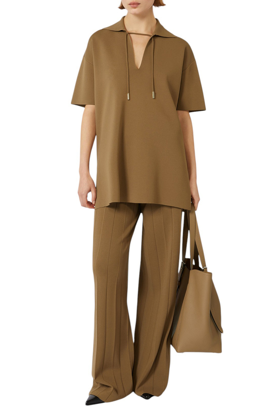 Женский Max Mara Джемпер POLTAVA однотонный (цвет ), артикул 2521366038 | Фото 2